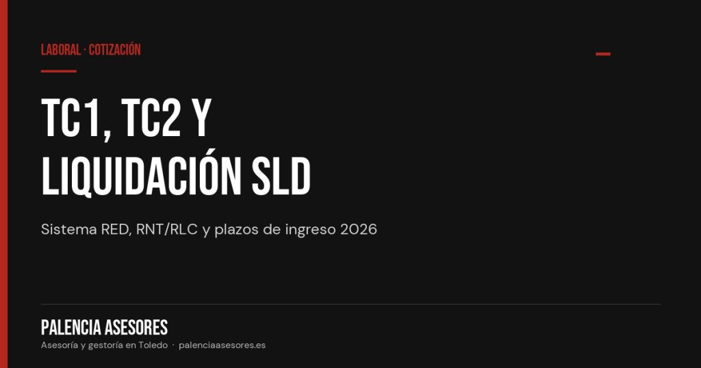 TC1, TC2 y Sistema de Liquidación Directa: cotizaciones empresariales hoy