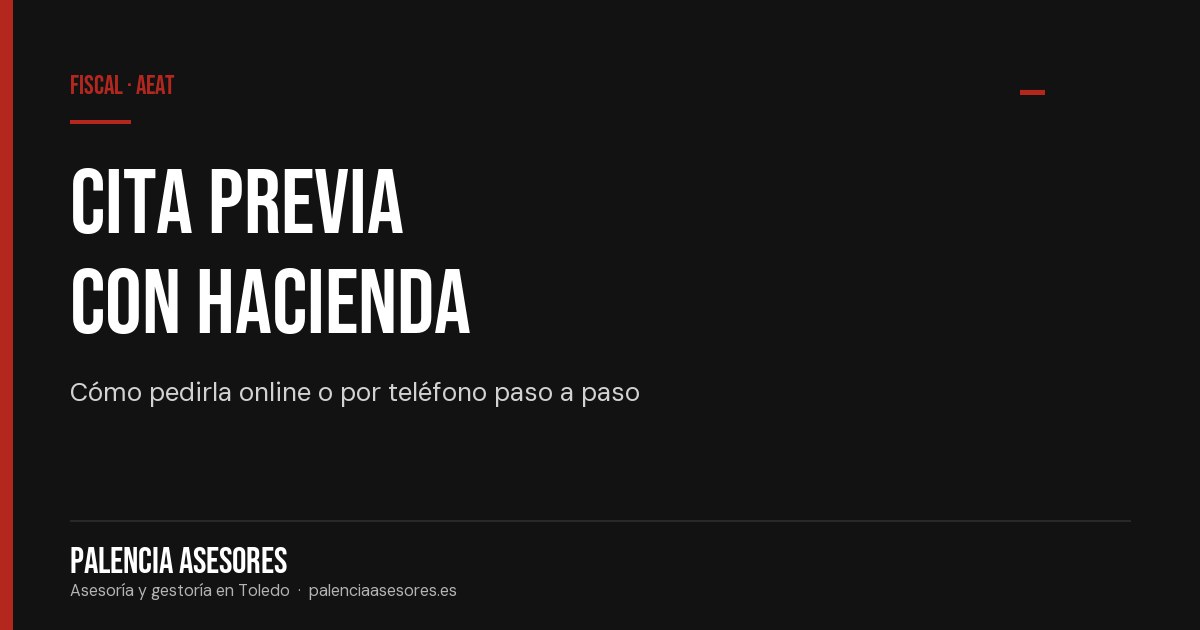 Cómo pedir cita previa en Hacienda paso a paso
