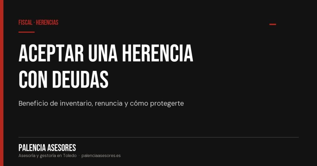 ¿Aceptar una herencia con deudas? Cómo protegerte