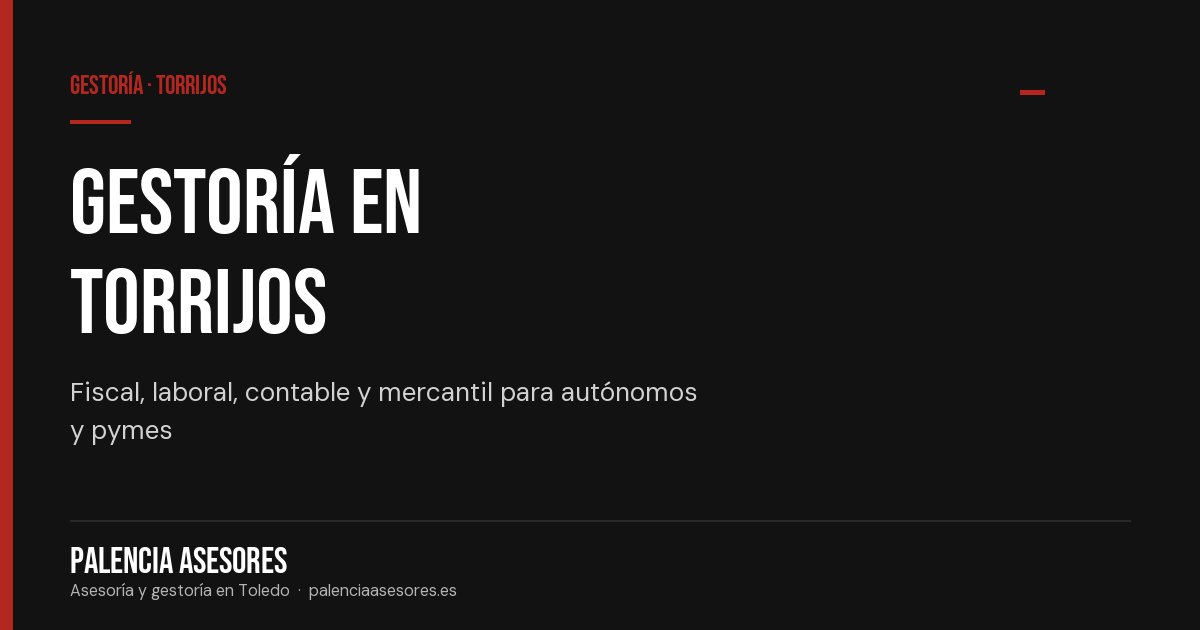 Gestoría en Torrijos para autónomos y empresas
